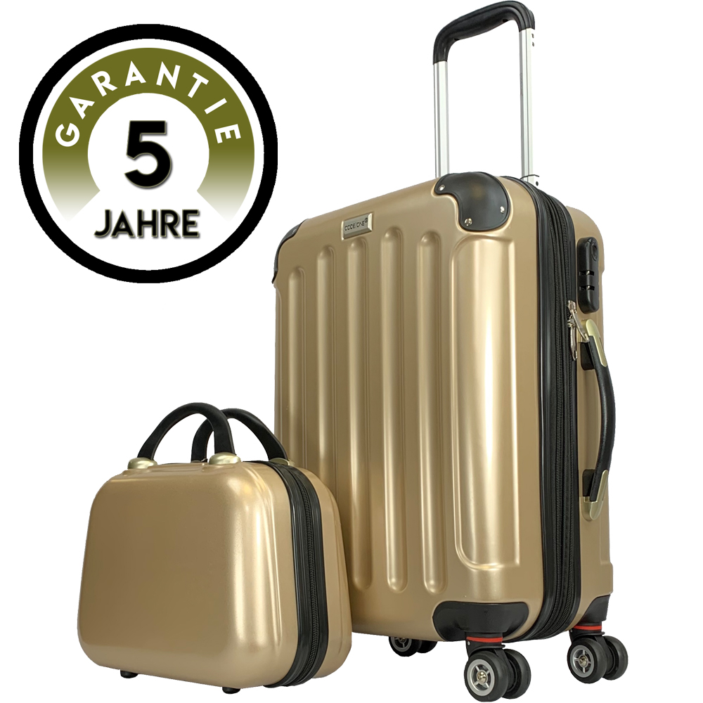 Trolley 20" + Beautycase 13" | Frosted Almond